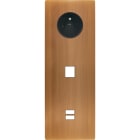 MODELEC - Façade "M" Laiton Vieux Bronz Tripl Verti 1 Prise 1 Media 1 Chargeur USB Sansvis