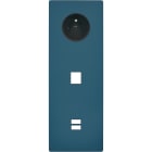 MODELEC - Façade "M" Gris Mat Triple Verticale 1 Prise 1 Media 1 Chargeur USB magnétique