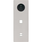 MODELEC - Façade "M" Nickel Sable Triple Verticale 1 Prise 1 Media 1 Chargeur USB magnétiq