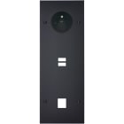 MODELEC - Façade Confidence Laiton Noir Mat Triple Verticale PC U1 M1 Vis