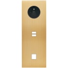 MODELEC - Façade Confidence Laiton Brosse Triple Verticale PC U1 M1