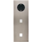 MODELEC - Façade Confidence Laiton Nickel Satine Triple Verticale PCK U1 M1