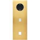 MODELEC - Façade Confidence Laiton Satine Triple Verticale PCK U1 M1 Vis