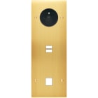 MODELEC - Façade Confidence Laiton Satine Triple Verticale PC U1 M1 Vis