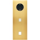 MODELEC - Façade Confidence Laiton Satine Triple Verticale PCK U1 M1