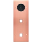 MODELEC - Façade Confidence Laiton Cuivre Satine Triple Verticale PC U1 M1 Vis