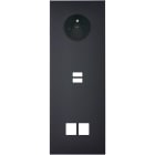 MODELEC - Façade Confidence Laiton Noir Mat Triple Verticale PC U1 M2