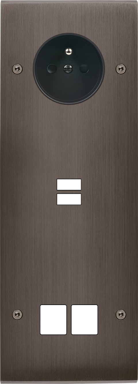 MODELEC - Façade Confidence Laiton Canon De Fusil Triple Verticale PC U1 M2 Vis