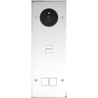 MODELEC - Façade Confidence Laiton Chrome Triple Verticale PC U1 M2 Vis