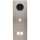MODELEC - Façade Confidence Laiton Nickel Satine Triple Verticale PCK U1 M2