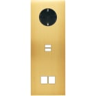 MODELEC - Façade Confidence Laiton Satine Triple Verticale PCK U1 M2