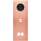 MODELEC - Façade Confidence Laiton Cuivre Satine Triple Verticale PC U1 M2