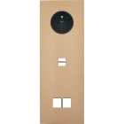 MODELEC - Façade Désir Doré Mat Triple Verticale PC U1 M2