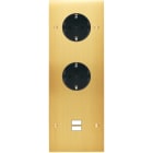 MODELEC - Façade Confidence Laiton Satine Triple Verticale PCK Pck U1 Vis