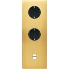 MODELEC - Façade Confidence Laiton Satine Triple Verticale PCK Pck U1