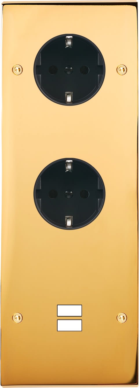 MODELEC - Façade Confidence Laiton Or Miroir Triple Verticale PCK Pck U1 Vis