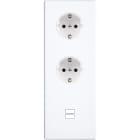 MODELEC - Façade Hitera Blanc Soft Touch Triple Verticale PCK Pck U1