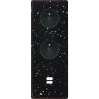 MODELEC - Façade Hitera Terrazzo Noir Triple Verticale PC Pc U1