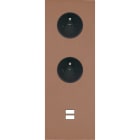 MODELEC - Façade Désir Moka Mat Triple Verticale PC Pc U1