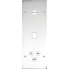 MODELEC - Façade Confidence Laiton Chrome Triple Verticale U1 M1 C3 Vis