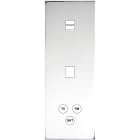 MODELEC - Façade Confidence Laiton Chrome Triple Verticale U1 M1 C3