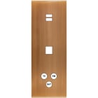 MODELEC - Façade Confidence Laiton Vieux Bronze Triple Verticale U1 M1 C3