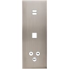 MODELEC - Façade Confidence Laiton Nickel Satine Triple Verticale U1 M1 C3