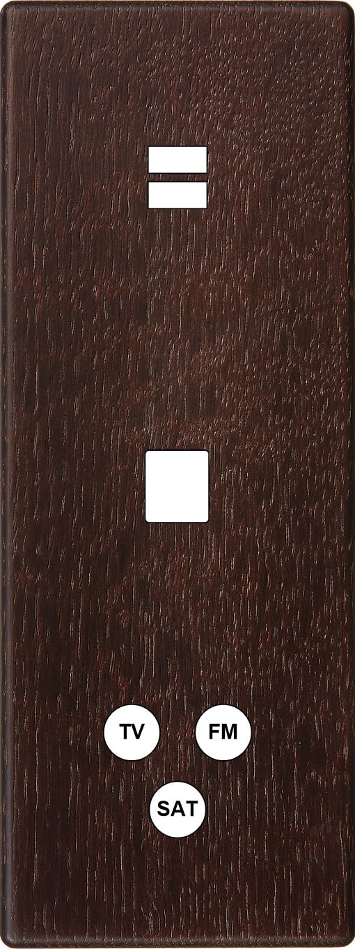 MODELEC - Façade Hitera Chene Fonce Triple Verticale U1 M1 C3