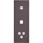 MODELEC - Façade Désir Anthracite Mat Triple Verticale U1 M1 C3