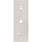 MODELEC - Façade Désir Gris Perle Mat Triple Verticale U1 M1 C3
