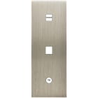 MODELEC - Façade Confidence Laiton Acier Brosse Triple Verticale U1 M1 C1