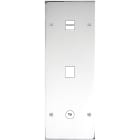 MODELEC - Façade Confidence Laiton Chrome Triple Verticale U1 M1 C1 Vis