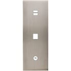 MODELEC - Façade Confidence Laiton Nickel Satine Triple Verticale U1 M1 C1