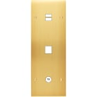 MODELEC - Façade Confidence Laiton Satine Triple Verticale U1 M1 C1 Vis