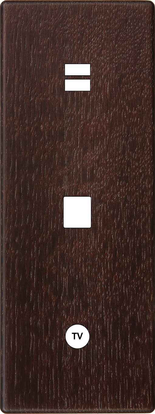 MODELEC - Façade Hitera Chene Fonce Triple Verticale U1 M1 C1