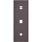 MODELEC - Façade Désir Anthracite Mat Triple Verticale U1 M1 C1
