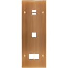 MODELEC - Façade Confidence Laiton Vieux Bronze Triple Verticale U1 M1 M2 Vis