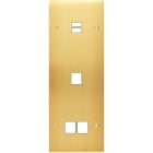 MODELEC - Façade Confidence Laiton Satine Triple Verticale U1 M1 M2 Vis