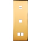 MODELEC - Façade Confidence Laiton Or Miroir Triple Verticale U1 M1 M2