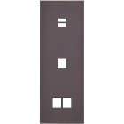 MODELEC - Façade Désir Anthracite Mat Triple Verticale U1 M1 M2