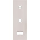 MODELEC - Façade Désir Gris Perle Mat Triple Verticale U1 M1 M2