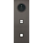 MODELEC - Façade Empreintes VOLUME Canon Fusil Triple Verti Prise de Courant U1 1 bouton M