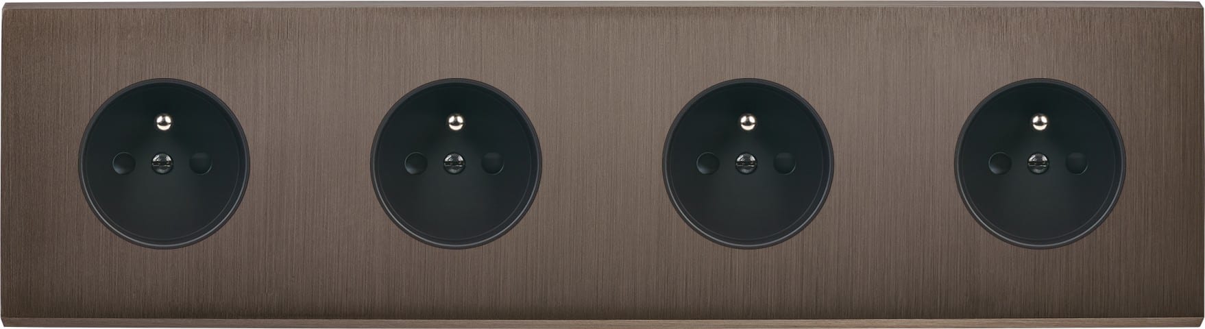 MODELEC - Façade Confidence Laiton Canon De Fusil Quadruple Horizontale PC Pc PC Pc