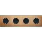 MODELEC - Façade Confidence Laiton Vieux Bronze Quadruple Horizontale PCK Pck PCK Pck