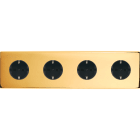 MODELEC - Façade Confidence Laiton Or Miroir Quadruple Horizontale PCK Pck PCK Pck Magnet