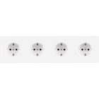 MODELEC - Façade Confidence Laiton Blanc Email Quadruple Horizontale PCK Pck PCK Pck Mag