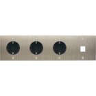 MODELEC - Façade Confidence Laiton Acier Quadruple Horizontale 3Xpck M1 V