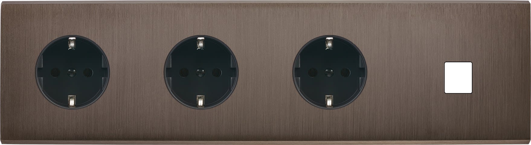 MODELEC - Façade Confidence Laiton Canon De Fusil Quadruple Horizontale 3Xpck M1