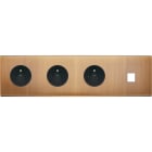 MODELEC - Façade Confidence Laiton Bronze Quadruple Horizontale PC Pc PC M1