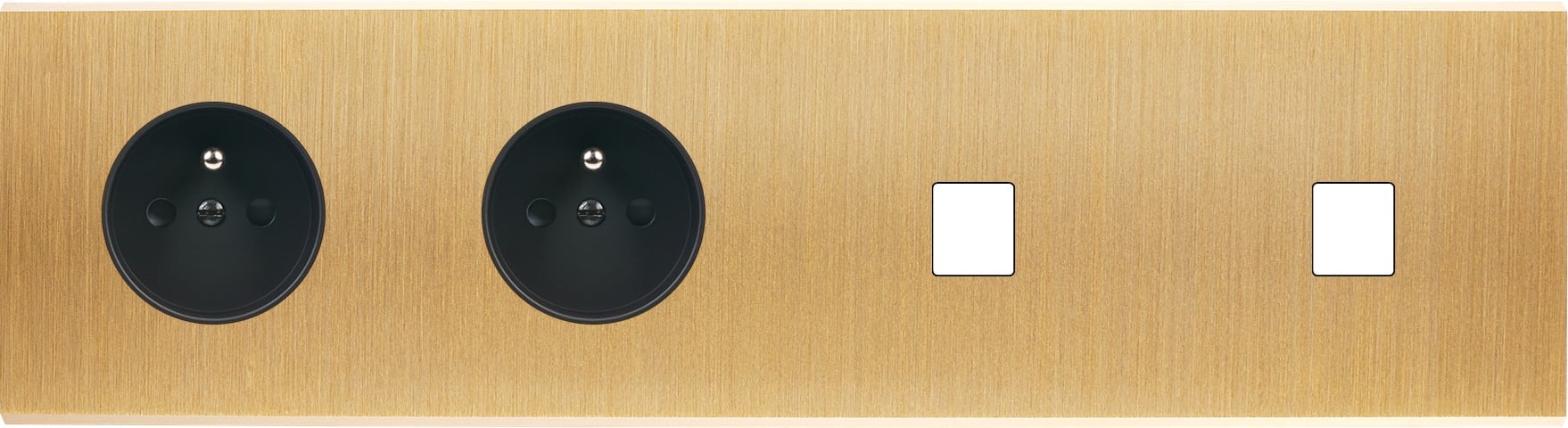 MODELEC - Façade Confidence Laiton Quadruple Horizontale PC Pc M1 M1